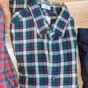 J. Crew Slim Brushed Twill Shirt SMALL